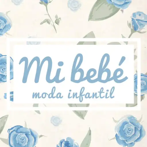 Mi bebé moda infantil Logo de mi bebé moda infantil